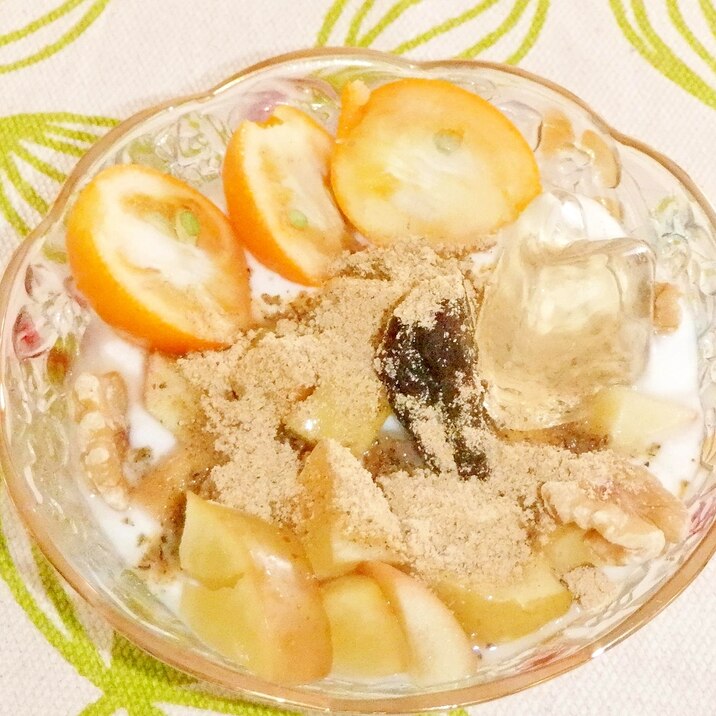 良い物いっぱい フルーツきなこヨーグルト レシピ 作り方 By ひーじゃーまん 楽天レシピ 良い物いっぱい フルーツきなこヨーグルト レシピ 作り方 By ひーじゃーまん 楽天レシピ